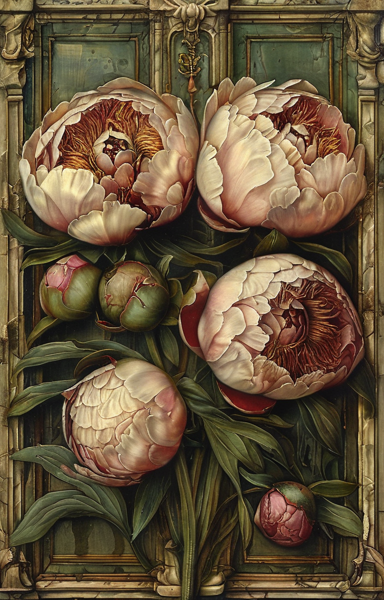 09906-1613007390-masterpiece,best quality,_lora_tbh167-sdxl_1_,illustration,style of Carlo Crivelli, decaying peonies.png